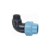 ПНД Колено с НР 75х3   Santehplast