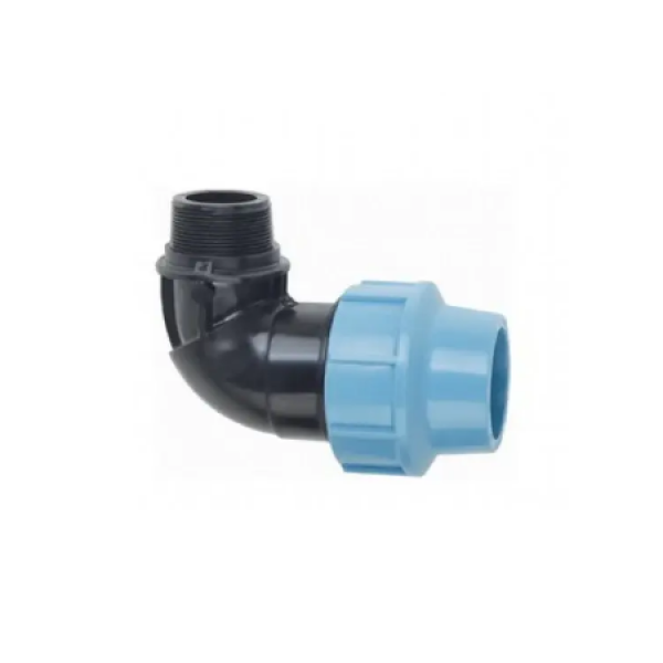 ПНД Колено с НР 63х2   Santehplast