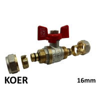 МП Кран кульовий 16х16   KOER
