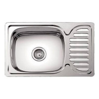 Мийка врізна decor MЕ-7848 SN (0,8мм) прямокутна без.отв. БЕЗ СИФОНА