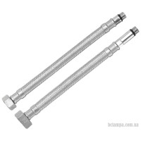 Шланг для смесителя М10-1/2 80 см ZEGOR Нерж