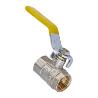 Кран 3/4 В/В Желтая  ручка  WaterPro