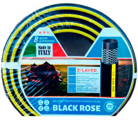 Шланг поливной BLACK ROSE 1/2 ITALY черный БУХТА 20м