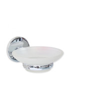 Мыльница стекло ROUND KL-71908