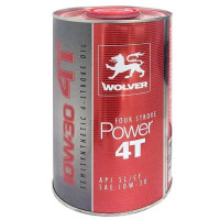 Моторное масло Wolver Four Stroke Power 1л для 4х двигателей SAE10W30 (Германия) Ж.Б.