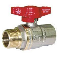Кран шаровый 3/4 В/В бабочка SANTAN Professional