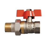 Кран шаровый с американкой Ø 3/4 Santan  Professional