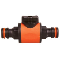 Двухсторонний коннектор з запорным краном АР 1021 Aquapulse