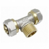 Тройник для металлопластиковых труб 20x1/2 Hx20 М.П